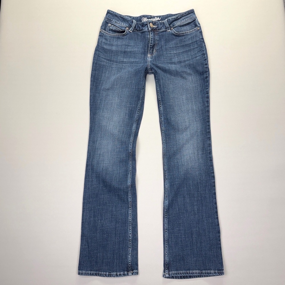 Wrangler Boot Cut Jeans Size 11/32 Stretch Denim Casual Western Cowgirl Boho